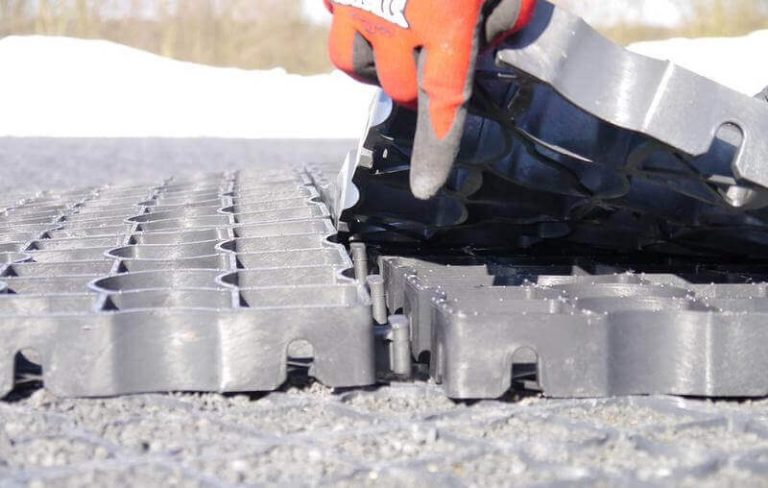 Разъединение модулей газонной решетки 3